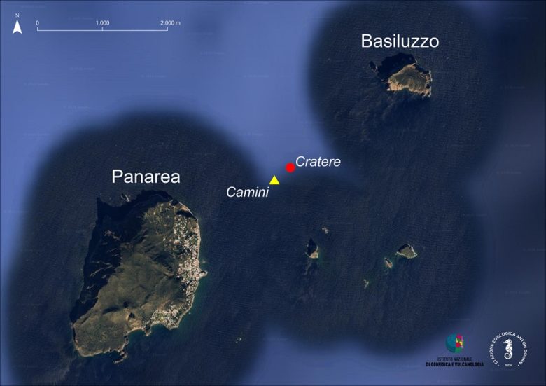 Panarea, scoperti cratere e camini idrotermali nei bassifondi dell’isola