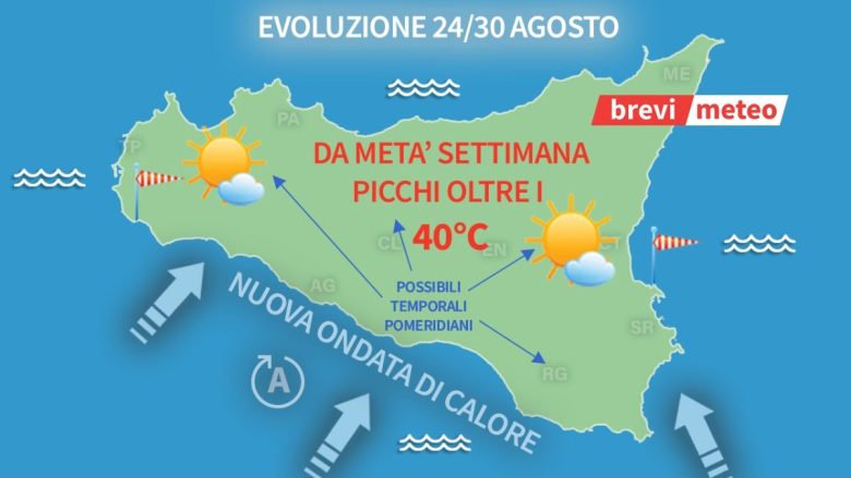 Meteo Sicilia, caldo senza tregua: temperature da record, ecco quando arriverà il calo
