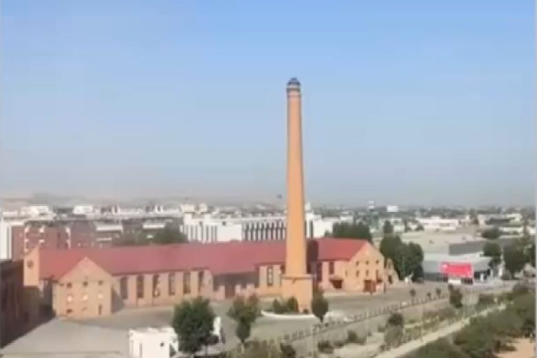 VIDEO | Terremoto a Granada, danneggiata la ciminiera della Feria de Muestras de Armilla