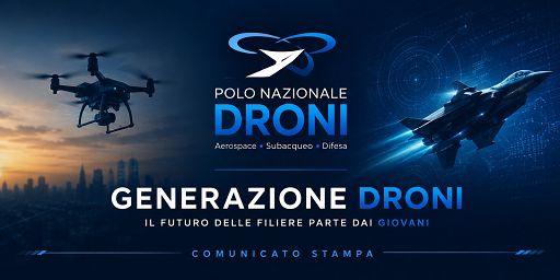 Da Polo Nazionale Droni progetto per coinvolgere giovani in filiera