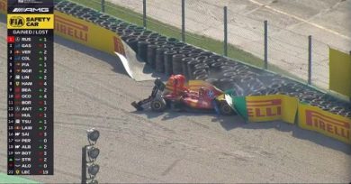 Formula1, per Leclerc contatto con Hamilton, poi va a muro