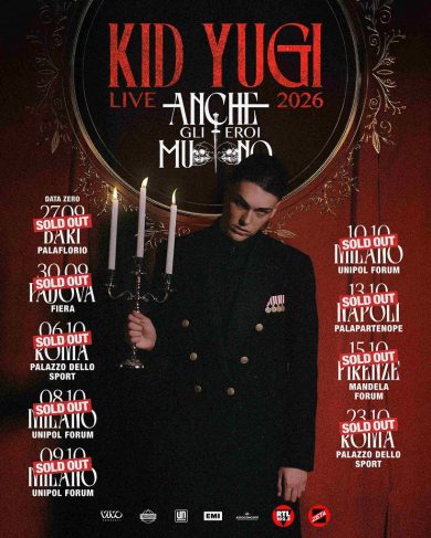 Tutte esaurite le date del tour di Kid Yugi nei palazzetti