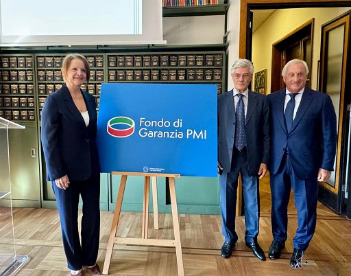 Mcc, Fondo garanzia per le Pmi, presentato al Mimit primo logo ufficiale