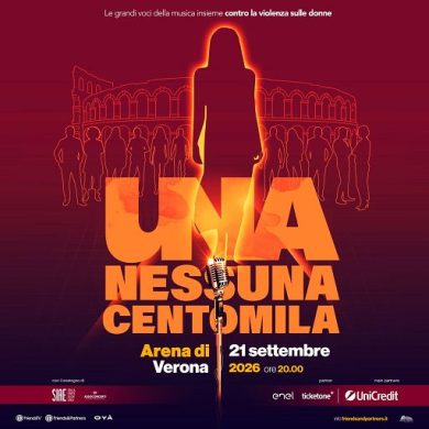 ”UNA NESSUNA CENTOMILA”, domani all’Arena Verona contro violenza donne