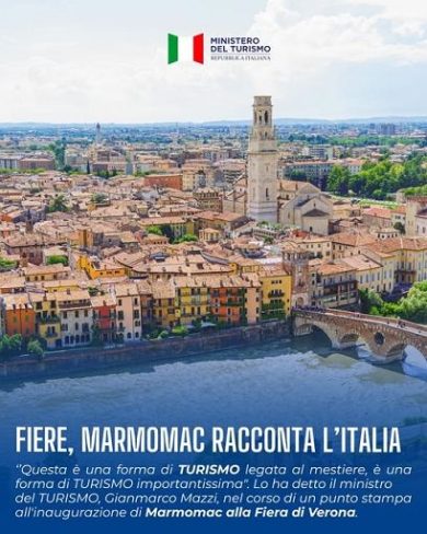 Mazzi a Marmomac:forma turismo legata a mestiere è importantissima