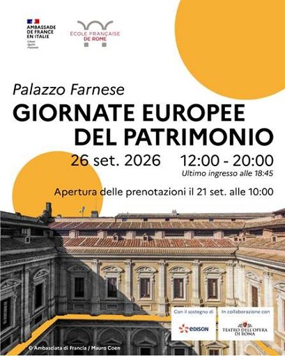 Roma, Palazzo Farnese e le Giornate europee del patrimonio
