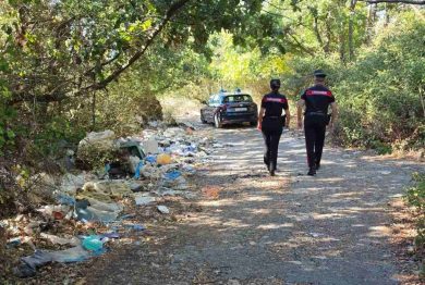 Madonie, scoperta e sequestrata una discarica abusiva tra Petralia e il Parco