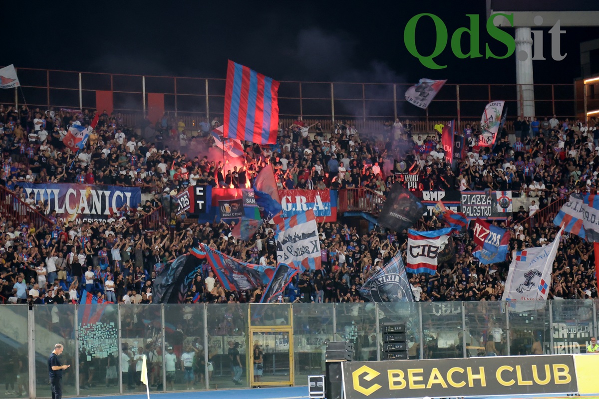 Catania-Cosenza 4-0, primo acuto dei rossazzurri in campionato: la fotogallery del match del “Massimino”