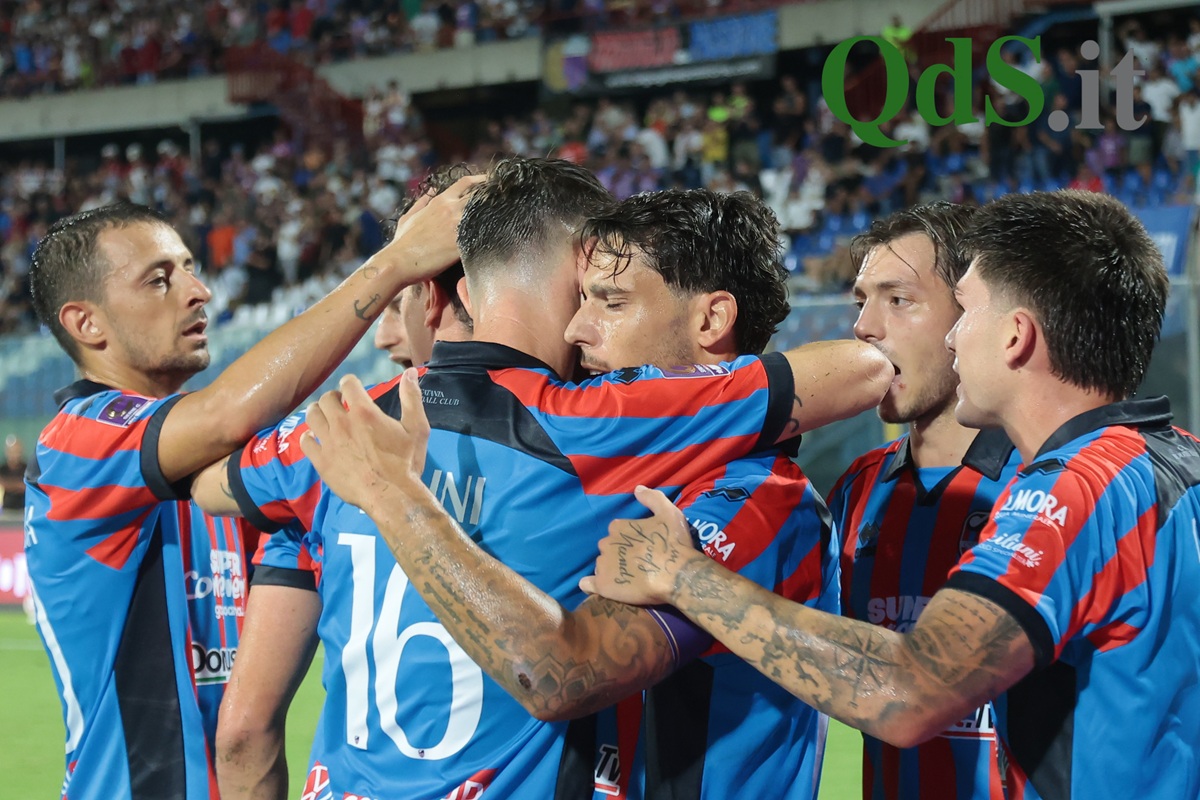 Catania-Cosenza 4-0, primo acuto dei rossazzurri in campionato: la fotogallery del match del “Massimino”
