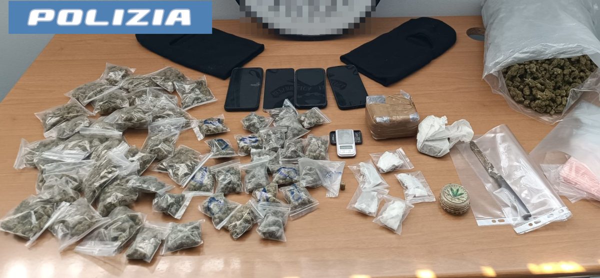 Catania, blitz a San Cristoforo: sei arresti e tre chili di droga sequestrati