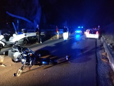 Incidente a Palermo, scontro auto-moto: un ferito