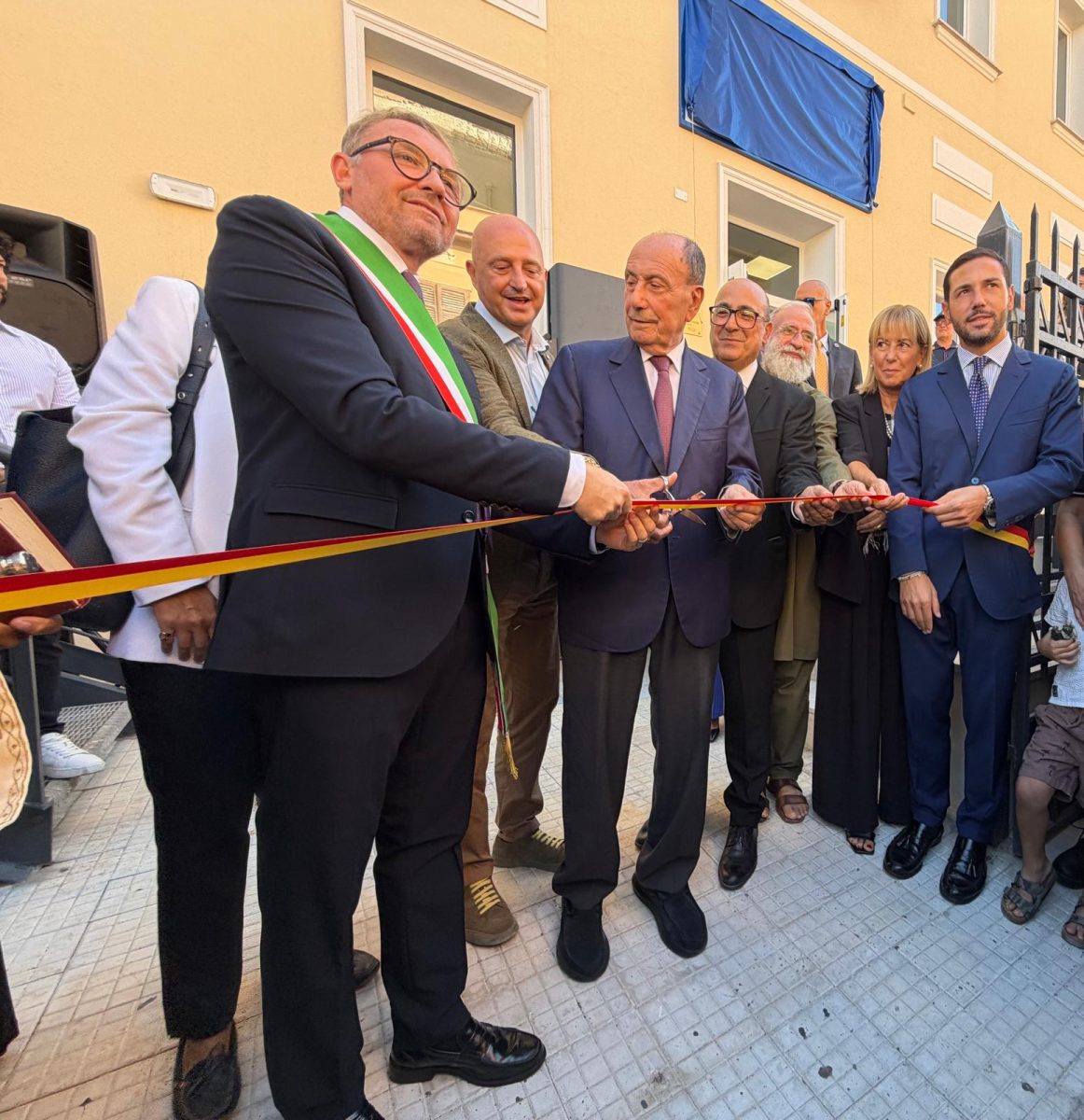FOTO | Inaugurata a Trappeto la prima scuola intitolata a Fratel Biagio Conte