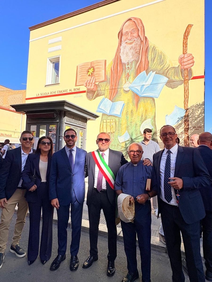 FOTO | Inaugurata a Trappeto la prima scuola intitolata a Fratel Biagio Conte