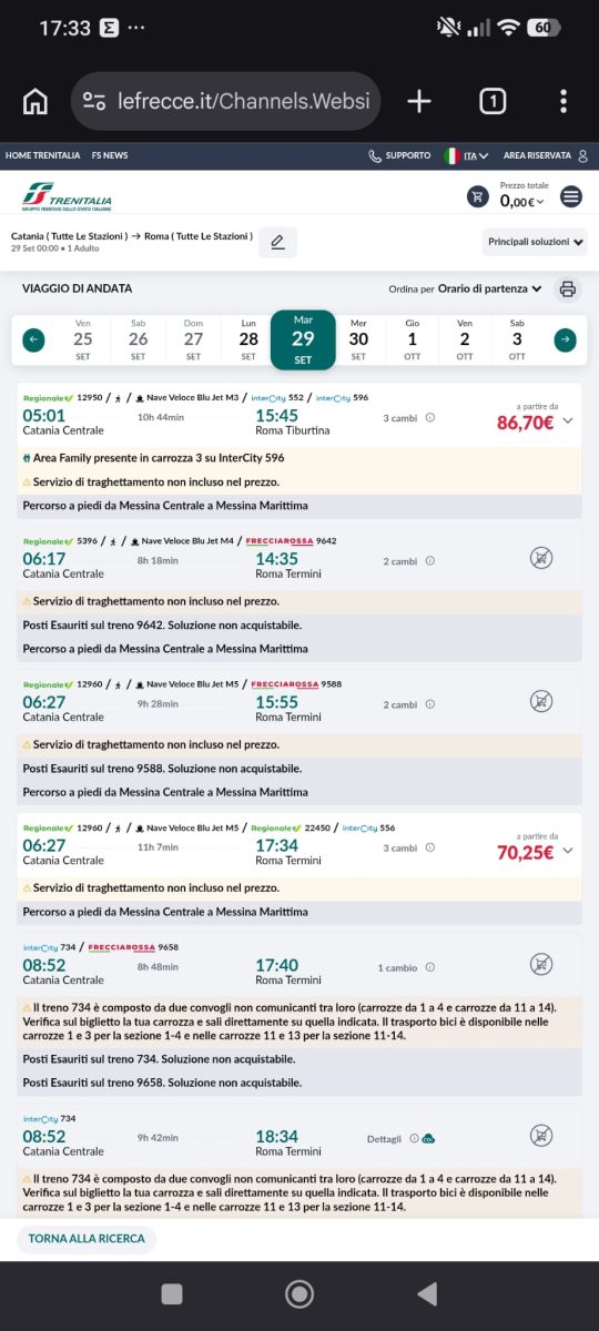 Intrappolati per l’Etna? Voli, treni e autobus sold out a causa dell’emergenza cenere Intrappolati per l’Etna? Voli, treni e autobus sold out a causa dell’emergenza cenere