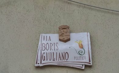 Una strada intitolata a Boris Giuliano, “politico”: gaffe a Castellana Sicula