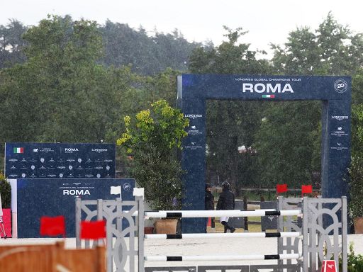 Lgct Roma, vince la pioggia: rinviata la Global Champions League