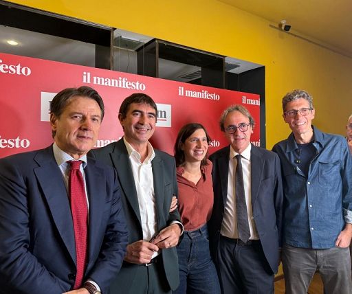 Leader campo largo insieme su palco: acceleriamo e troviamo sintesi su nodi