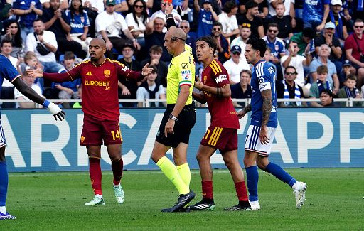 Calcio, Serie A: Como-Roma 0-0, Malen espulso Calcio, Serie A: Como-Roma 0-0, Malen espulso