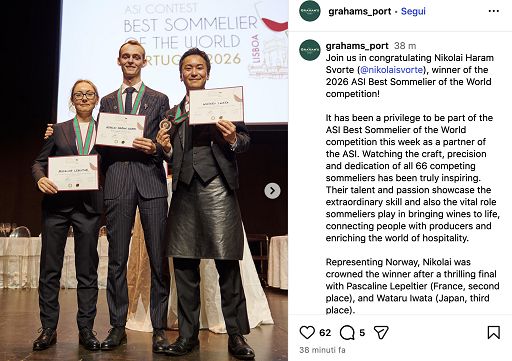 Finale della Coppa del Mondo sommelier, vince un norvegese