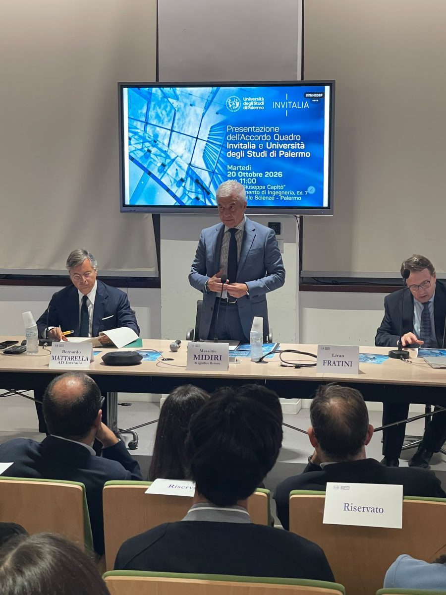 Accordo Università di Palermo-Invitalia: il progetto per promuovere tecnologia, sviluppo dell’imprenditorialità e ricerca