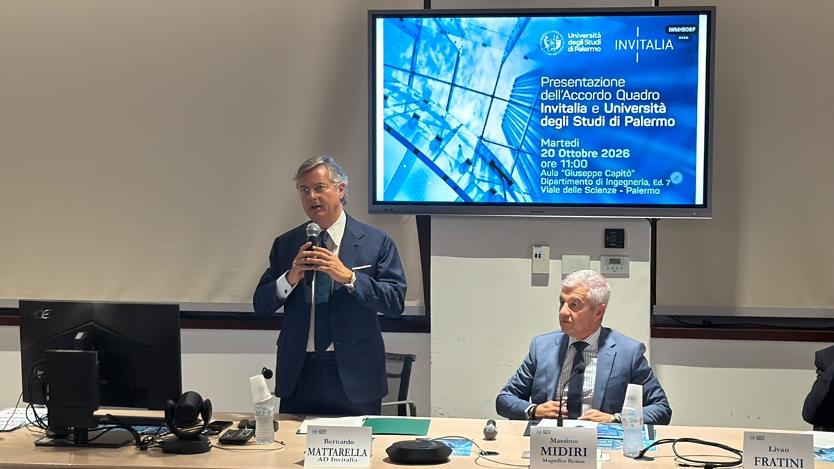Accordo Università di Palermo-Invitalia: il progetto per promuovere tecnologia, sviluppo dell’imprenditorialità e ricerca