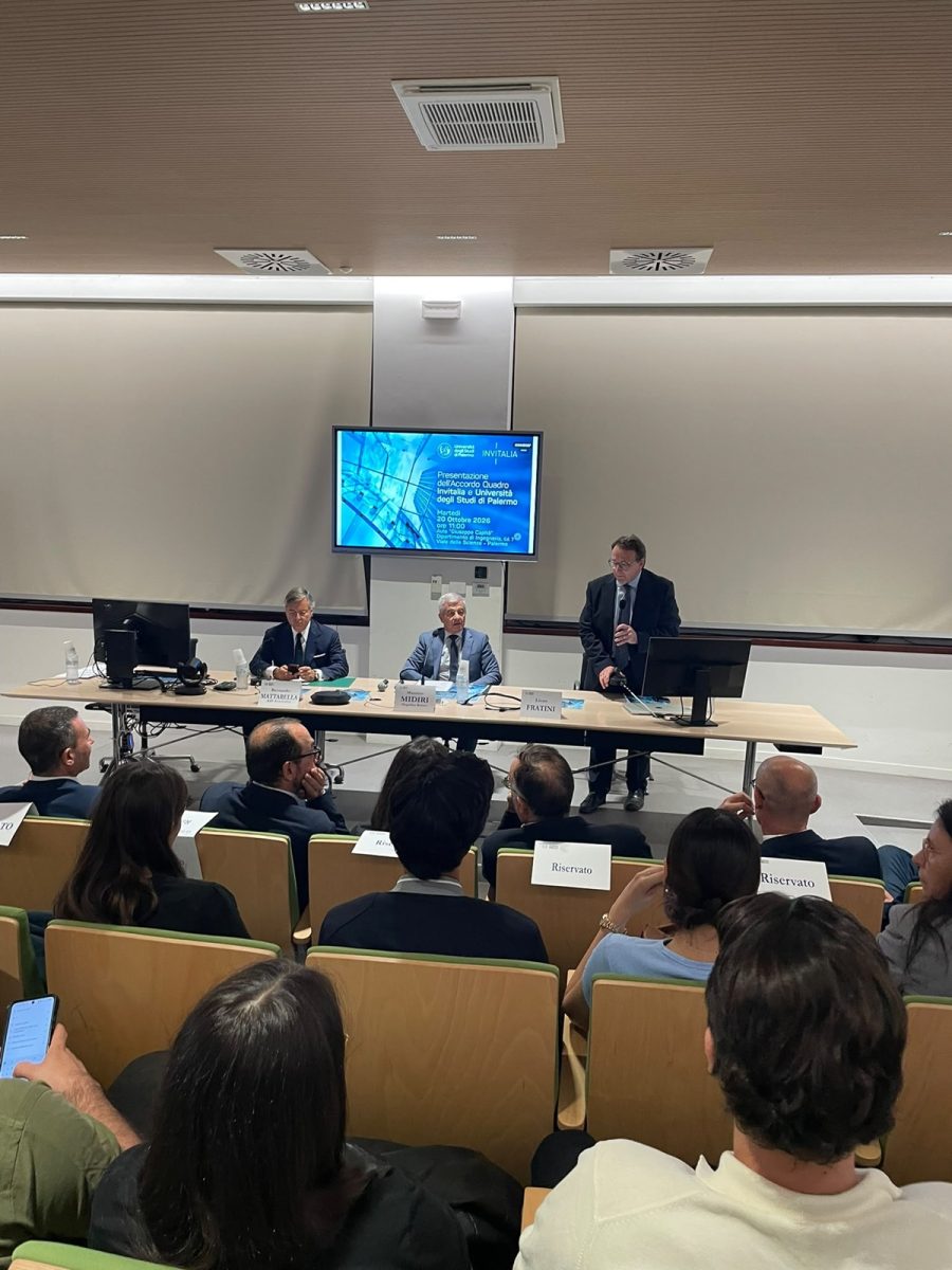 Accordo Università di Palermo-Invitalia: il progetto per promuovere tecnologia, sviluppo dell’imprenditorialità e ricerca