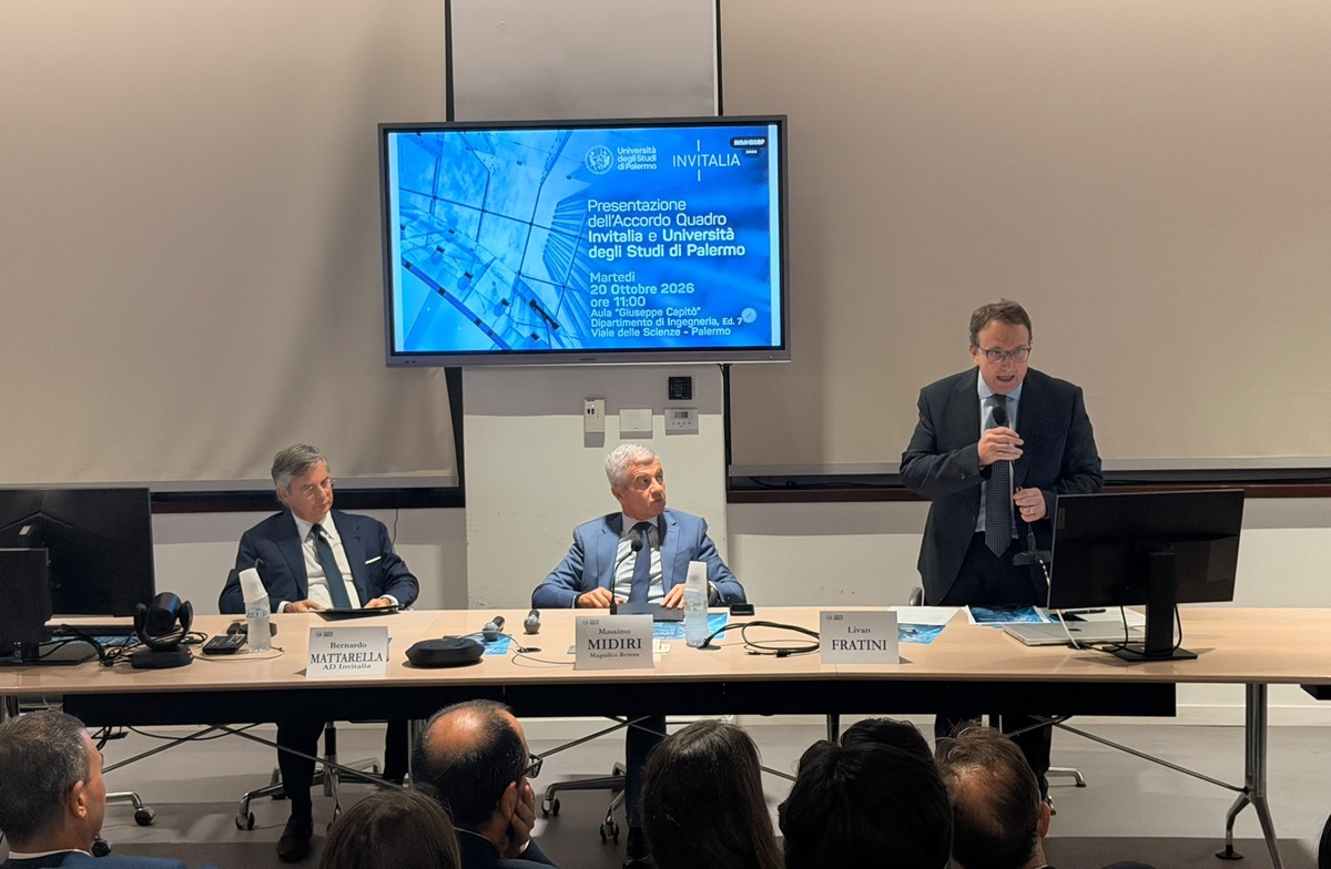 Accordo Università di Palermo-Invitalia: il progetto per promuovere tecnologia, sviluppo dell’imprenditorialità e ricerca