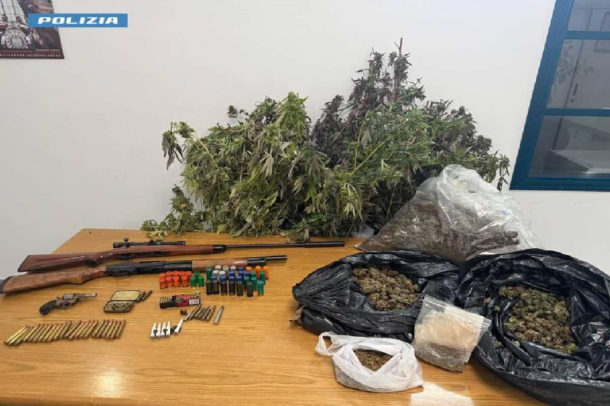 Droga a chili, armi e munizioni ad Avola, arrestato francese