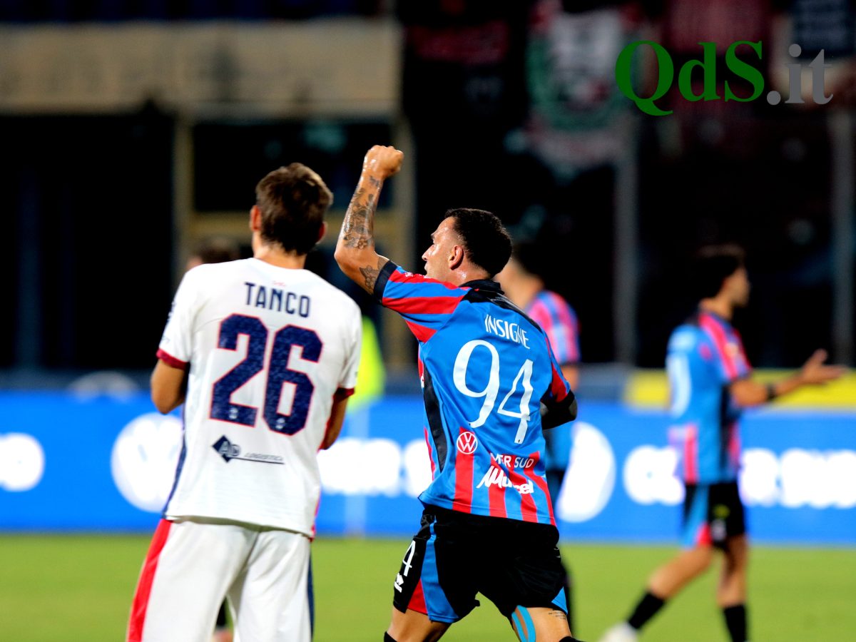 FOTO – Catania, 2-1 nel recupero col Crotone: decide Massimo Coda su rigore