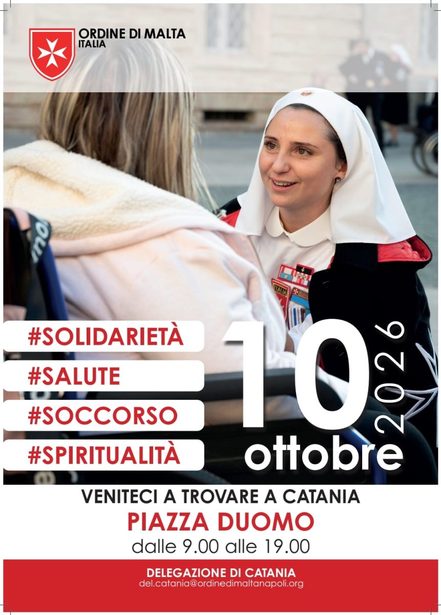 Sostegno ai cittadini e volontariato, il 10 ottobre anche a Catania la Giornata nazionale dell’Ordine di Malta Sostegno ai cittadini e volontariato, il 10 ottobre anche a Catania la Giornata nazionale dell’Ordine di Malta