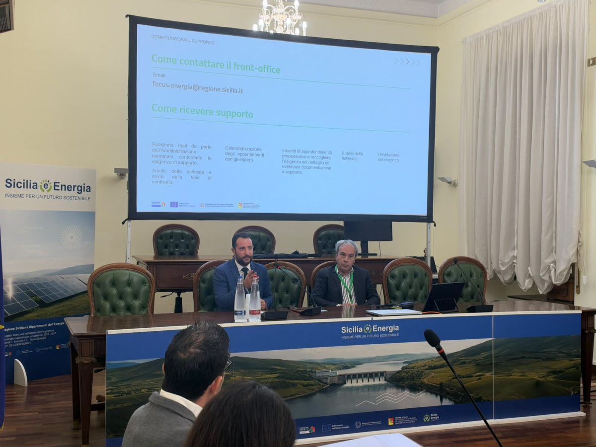 Transizione energetica in Sicilia, ecco la task force per aiutare i Comuni