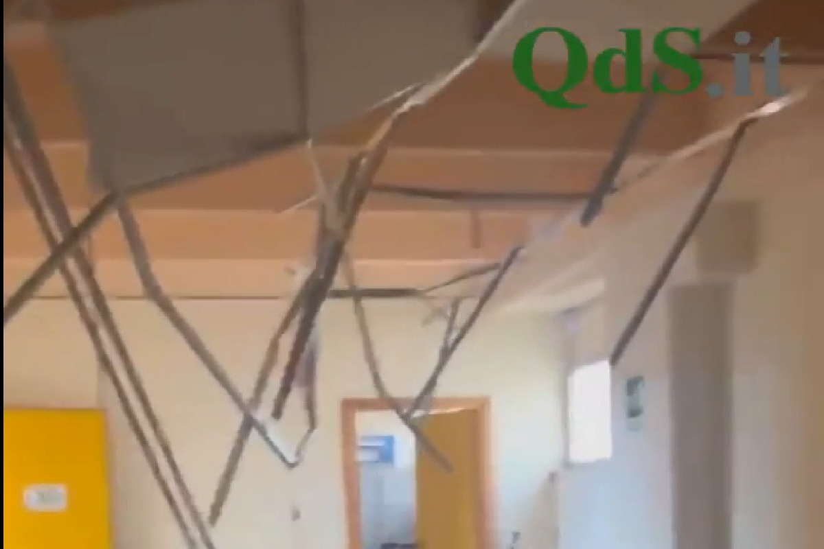 Video | Tromba d’aria a Marsala: la situazione e i danni alla scuola