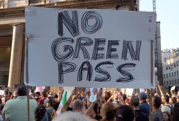 manifestazione no green pass