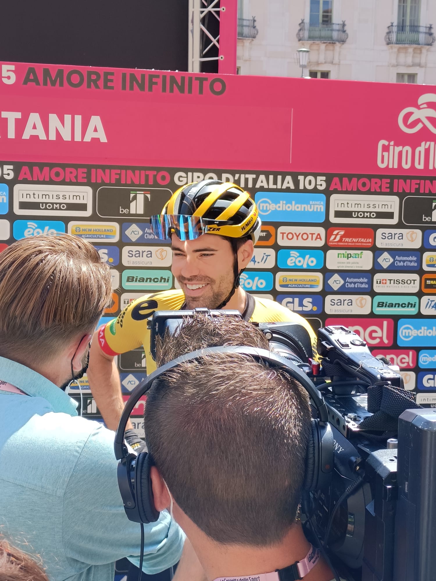Giro d'Italia a Catania, accoglienza super per Nibali e Puccio QdS
