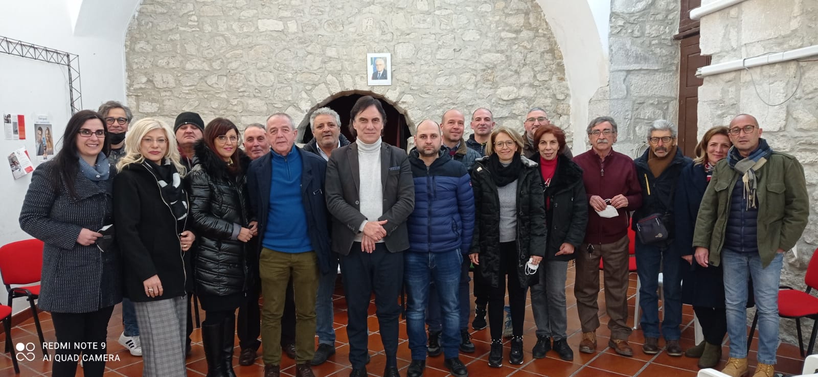 La squadra di Salvatore Pagano, sindaco di Monterosso Almo (RG)