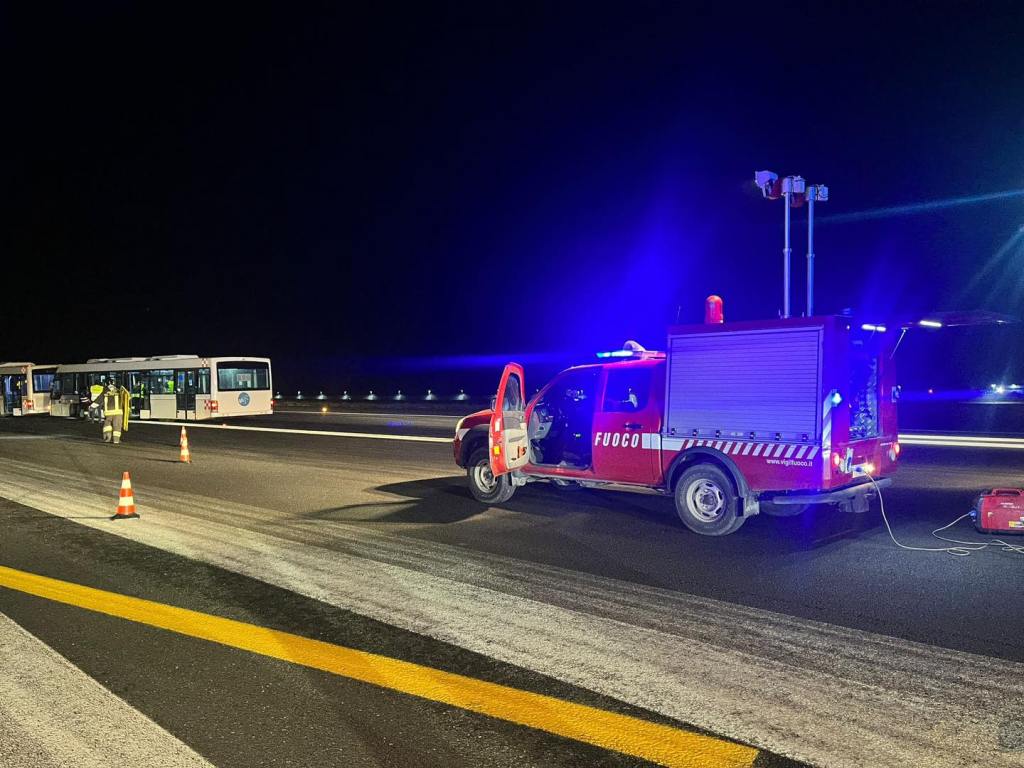 Simulazione incidente aeroporto Catania