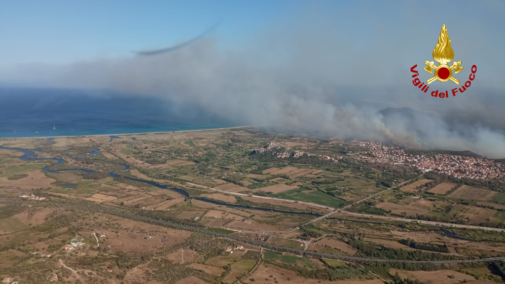 Emergenza incendi in Sardegna