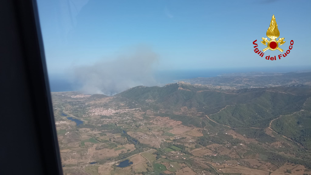 Emergenza incendi in Sardegna