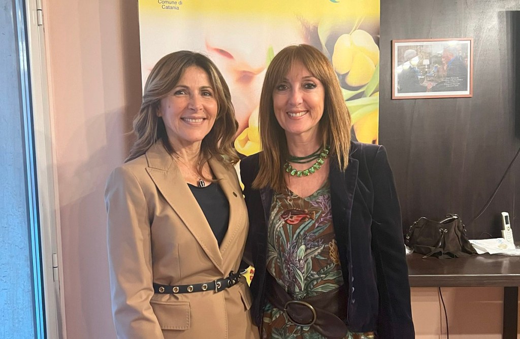 La presidente dell’Irfis Iolanda Riolo con Raffaella Tregua