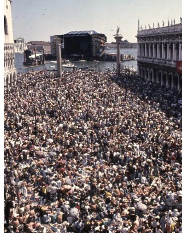 Venezia – Piazza San Marco – Concerto dei Pink Floyd, 15 Luglio 1989